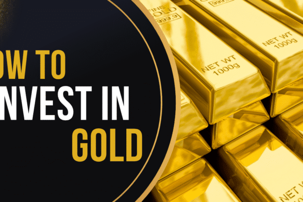 How to Invest in Gold Stacks of gold bars illustrating how to invest in gold through different ways, such as ETFs, digital gold, and physical gold.